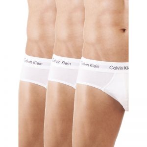 SLIP CALVIN KLEIN BÁSICO BLANCO PACK DE TRES
